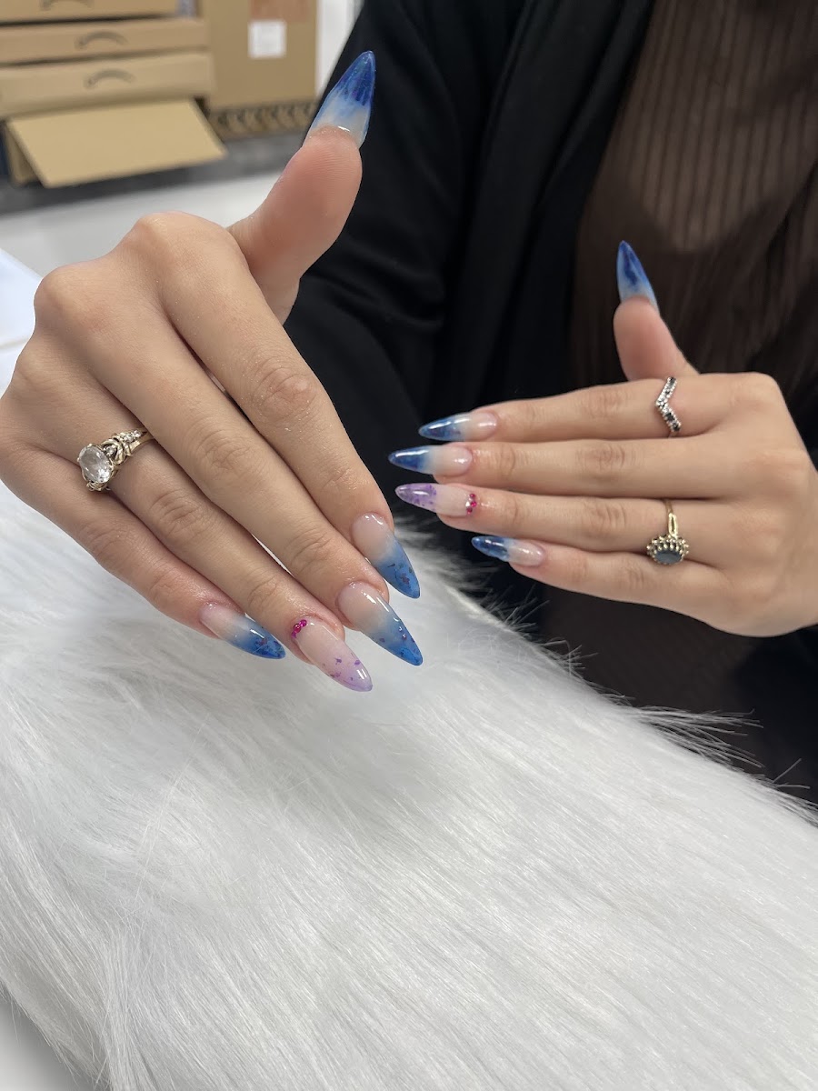 Glam nails by LK work
